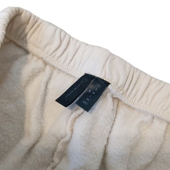 Levavi Varsity Club Made in USA Cotton Sweatpants Medium Bone - Picture 4 of 14